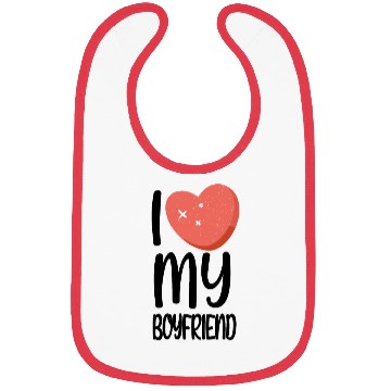 Discover I love my boyfriend Bibs