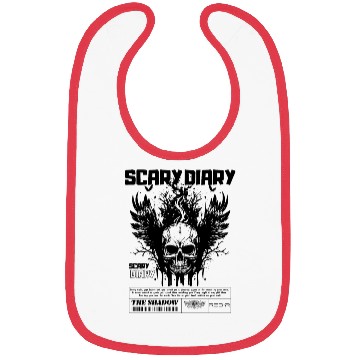 Discover Nightmare Pages - Scary Diary Collection Bibs