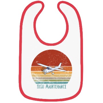 Discover Retro Small Aircraft - High Maintenance Bibs