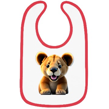 Discover Baby Lion Bibs
