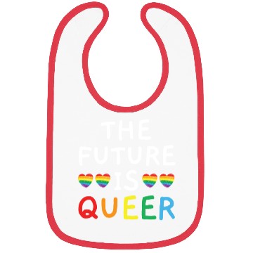 Discover The Future Is Queer LGBTQ Rainbow Pride Month Bibs