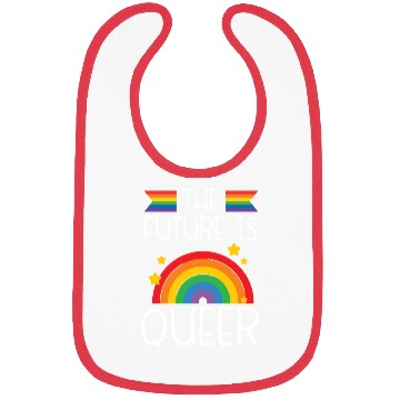 Discover The Future Is Queer LGBTQ Rainbow Pride Month Bibs