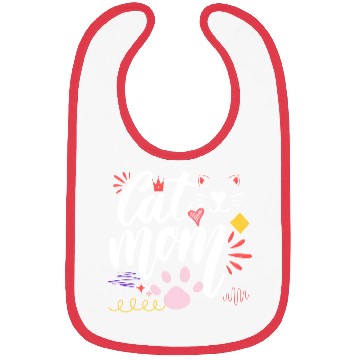 Discover lover Cat mom, Best Cat Mom, Cats Mommy Bibs