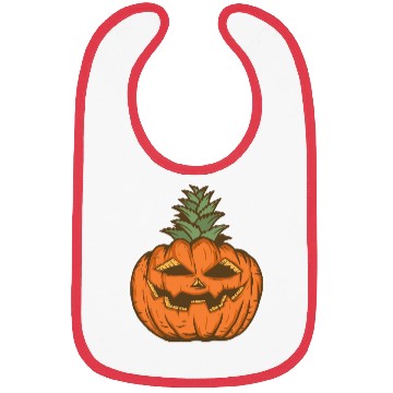 Discover Halloween Pineapple Pumpkin Bibs