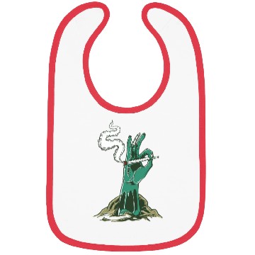Discover Marijuana in Zombie Hand Bibs