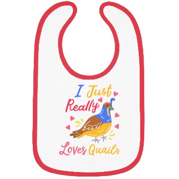 Discover Quail Quail Lover Quail Owner Bibs