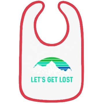 Discover Let us get Lost Wanderlust funny Hiking Bibs