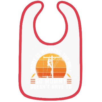 Discover Electrical Lineman Daddy Is Working The Pole Bibs
