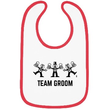 Discover Team Groom (Stag Party / Caricature / Dance / 1C) Bibs