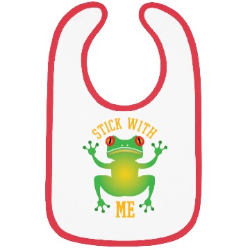 Discover Frog On A Window S Funny Sticky Toed Frog Bibs
