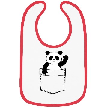 Discover Travel Chest Bag Panda Bear Waving Friendly Bibs