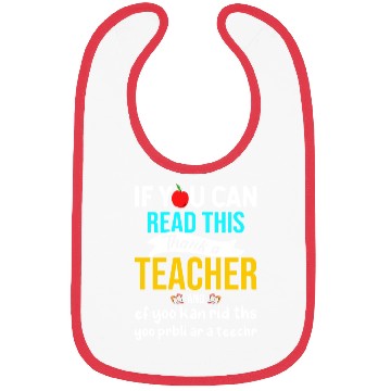 Discover Teacher Appreciation 2023 Cute, Funny Teacher Bibs