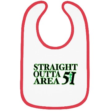 Discover Straight Outta Area 51 Bibs