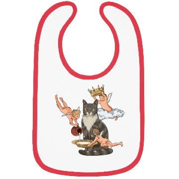 Discover Cat Lover Cat Graphic Cat Mom Bibs