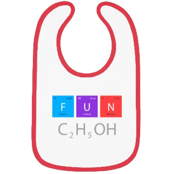 Discover Alcohol Ethanol Formula Chemistry Elements Drink Bibs