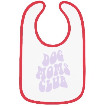 Discover Dog Moms Club retro Pet Lover Bibs