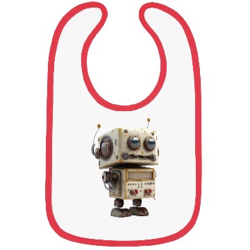 Discover Cute Rusty Robot Bibs