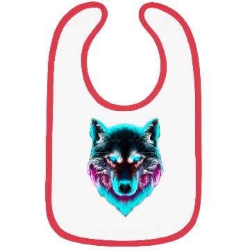 Discover Leader of the Synthwave Wolf Pack! Bibs