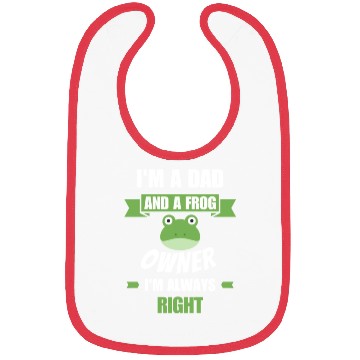 Discover Dad and frog owner Bibs