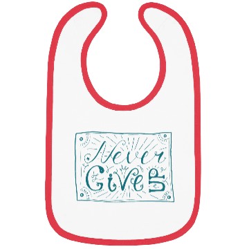 Discover NEVER GIVE UP Bibs
