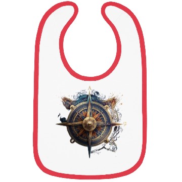 Discover navy compass sailing Bibs
