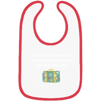 Discover The world is a book Bibs