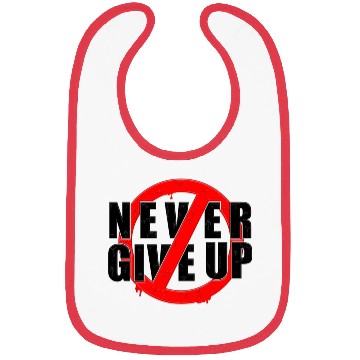 Discover never give up b Bibs
