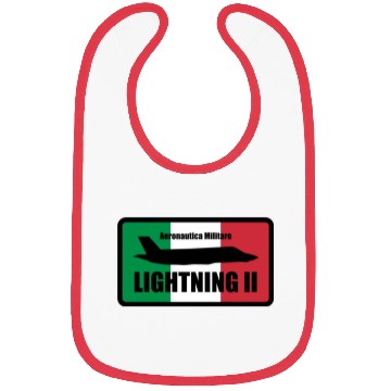 Discover Italian F35 Lightning Small logo trending Bibs