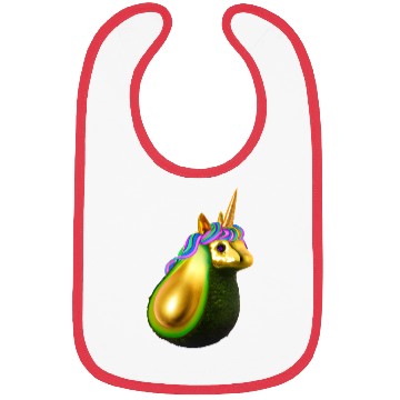 Discover Happy unicorn avocado Bibs
