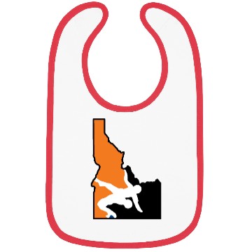 Discover Idaho Wrestling (State Colors) Bibs