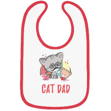 Discover Cat Dad Bibs