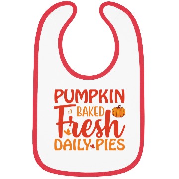 Discover Pumpkin Baked Fresh Daily Pies Bibs