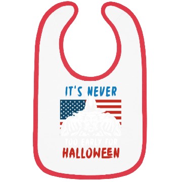 Discover It is Never Too Early For Halloween Wizard Bibs