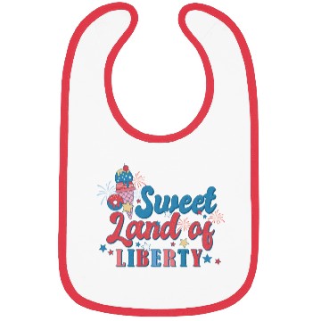 Discover Sweet Land Of Liberty Bibs