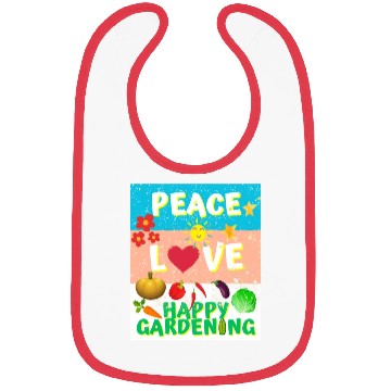 Discover Happy Gardening Bibs design for him gift idea
