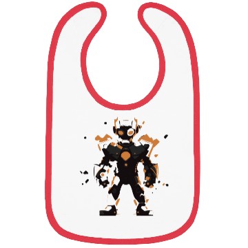 Discover Geometric Robot Hero Bibs