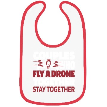 Discover Drone Pilot Couple Bibs