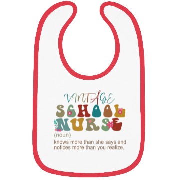 Discover VINTAGE SCHOOL NURSE Bibs