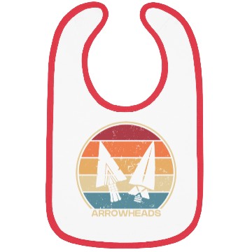 Discover Retro Flint Artifact Rocks Hunter Arrowhead Bibs
