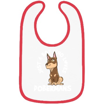 Discover Doberman Doberman Lover Kawaii Bibs