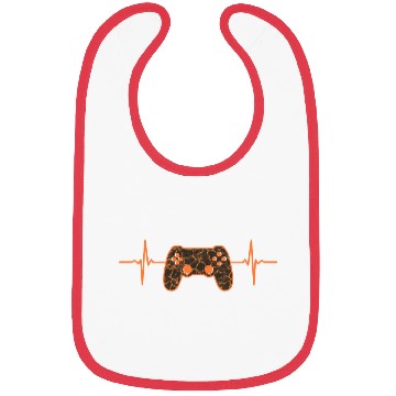 Discover Gamer Heart Beat Gaming Bibs