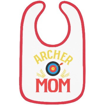 Discover Archer Mom Archery Target Bow & Arrows Bibs
