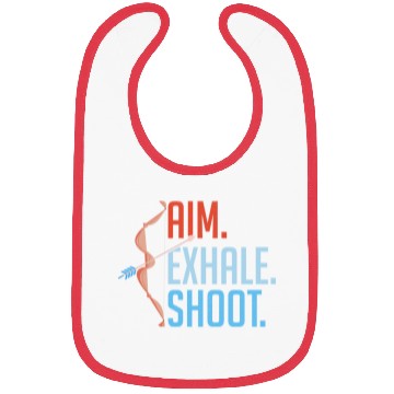Discover Aim Exhale Shoot. Bow & Arrows Target Archery Bibs