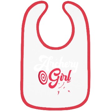 Discover Archery Girl Archer Target Bow & Arrows Bibs