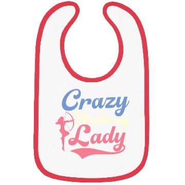Discover Crazy Archery Lady Archer Target Bow & Arrows Bibs