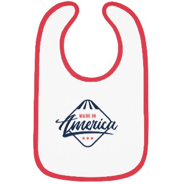 Discover made in America Bibs
