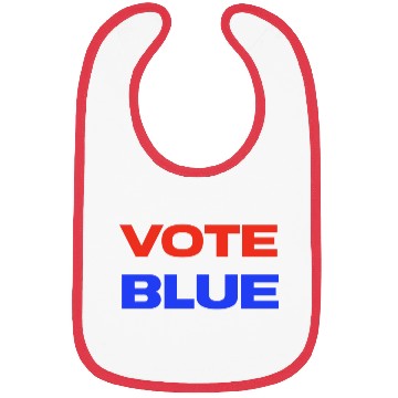 Discover Vote Blue Democratic Party Liberal Voting Bibs