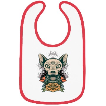 Discover Angry Sphynx Bibs