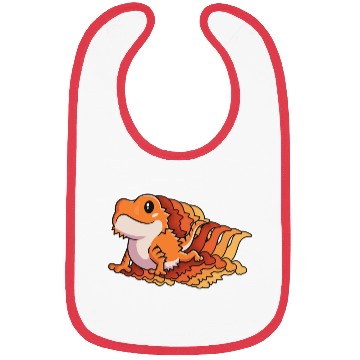 Discover Retro Gift For Bearded Dragon Owner Lizard Lover Bibs