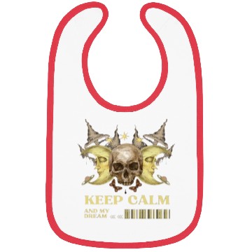 Discover Keep Calm Bibs